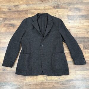 Todd Snyder Blazer 44R Gray Virgin Wool Tweed Sport Coat Blazer Jacket